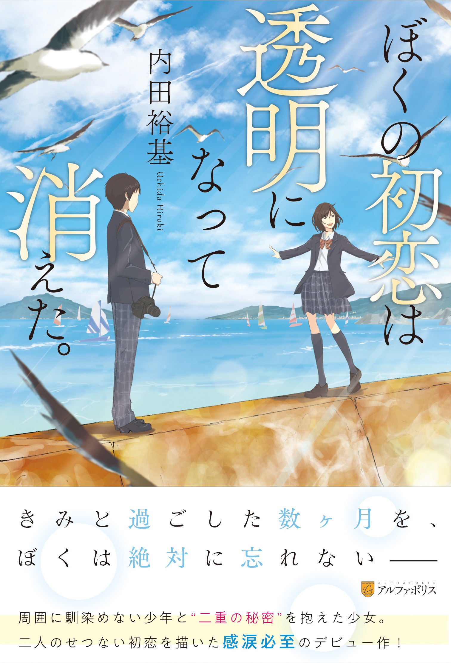 ぼくの初恋は透明になって消えた 小説 アルファポリスの単行本 アルファポリス 電網浮遊都市